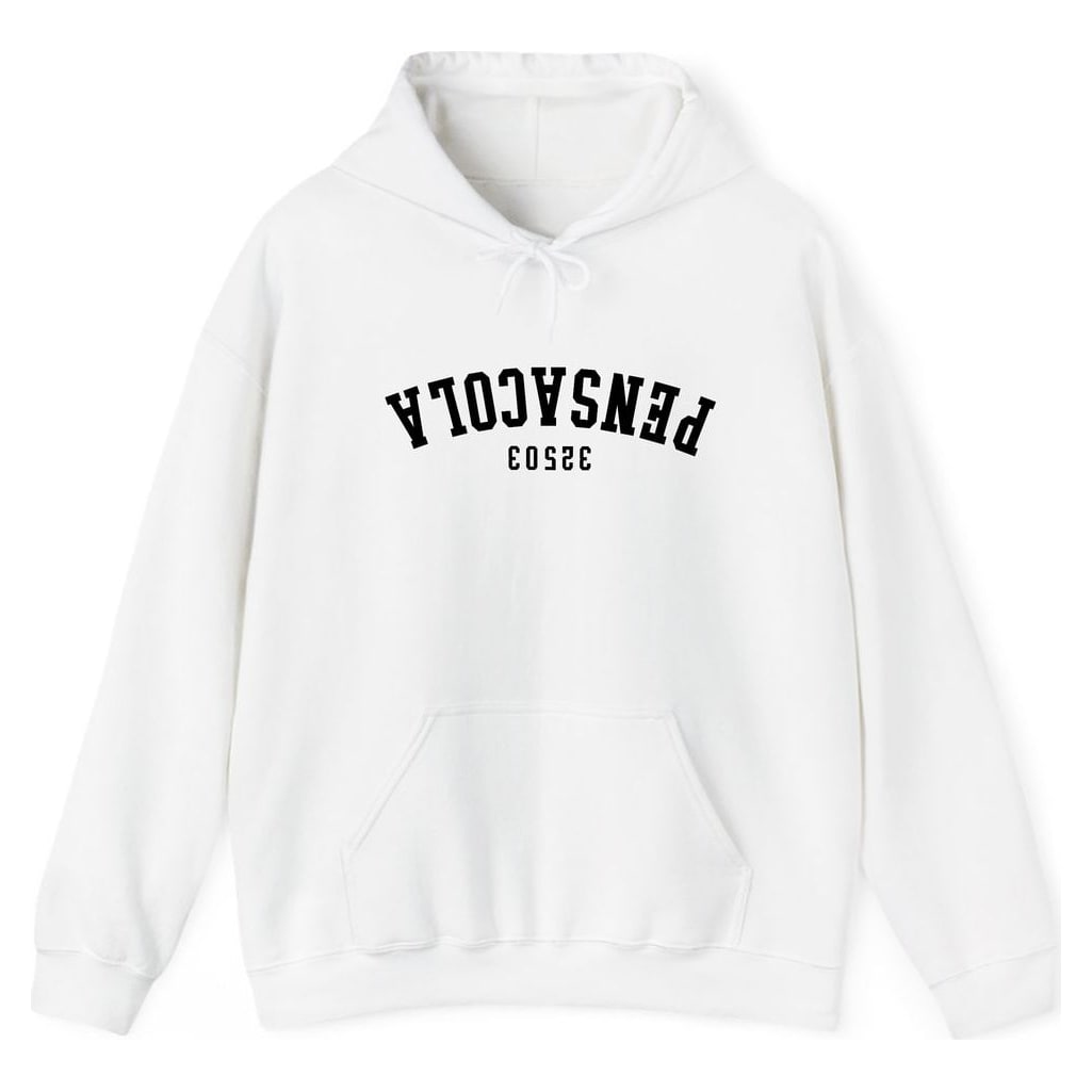 Pensacola 32503 Arched - Upside Down — White