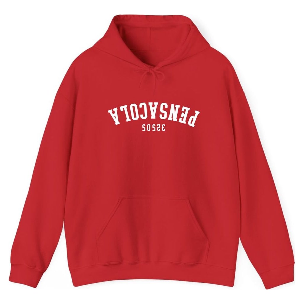 Pensacola 32505 Arched - Upside Down — Red