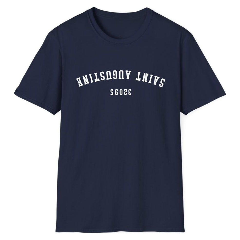 Saint Augustine 32095 Arched - Upside Down — Navy