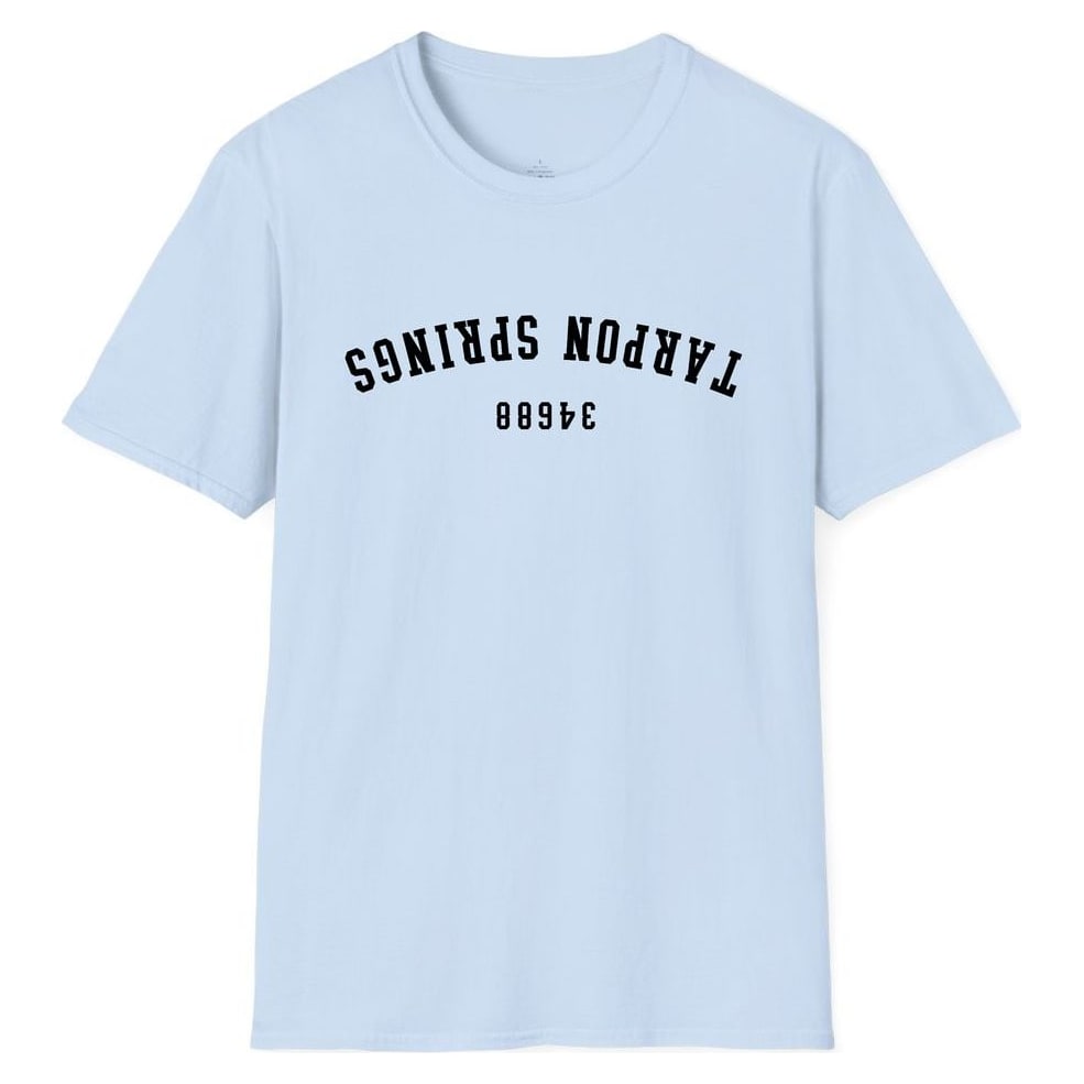 TARPON SPRINGS 34688 ARCHED - UPSIDE DOWN — Light Blue