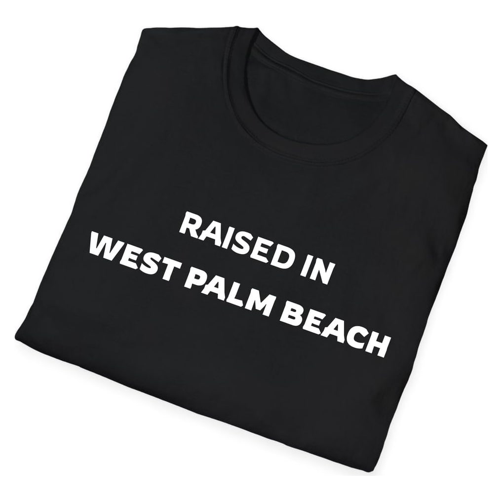 RAISED IN West Palm Beach — Black — view 4