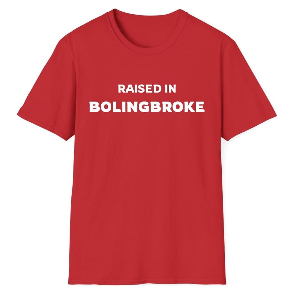 RAISED IN BOLINGBROKE — Red