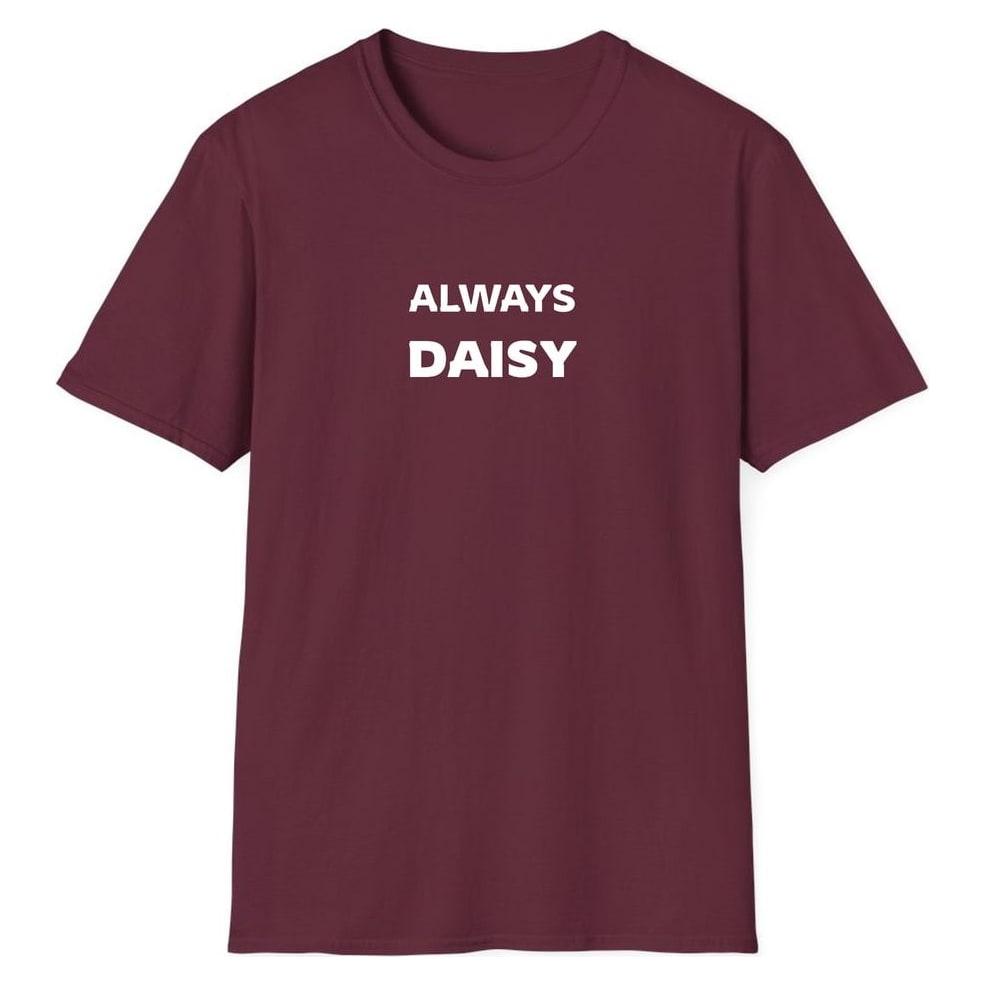ALWAYS DAISY — Maroon