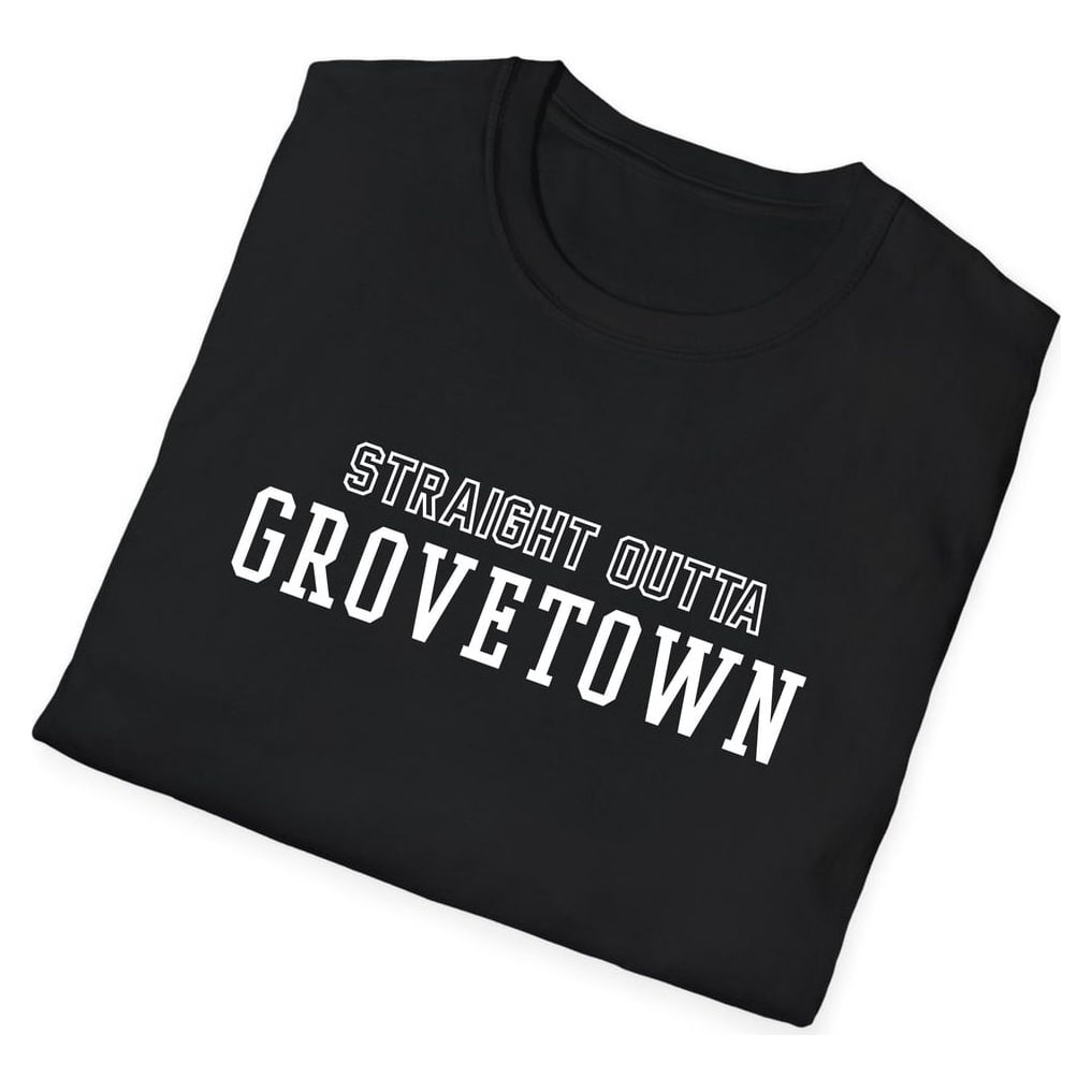STRAIGHT OUTTA Grovetown — Black — view 4