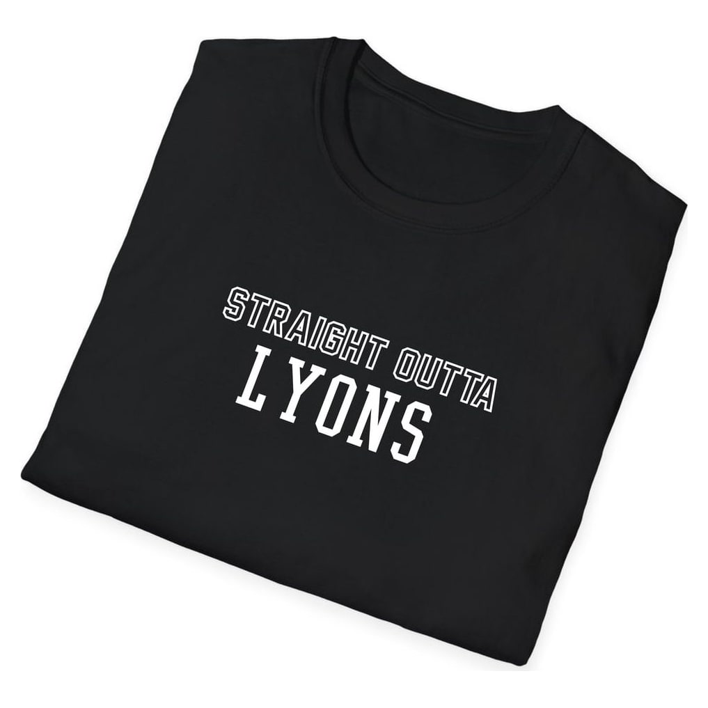 STRAIGHT OUTTA Lyons — Black — view 4