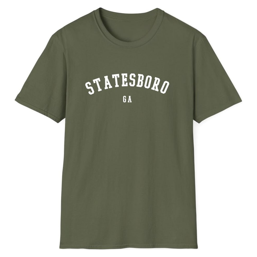 STATESBORO GEORGIA ARCHED — Military Green