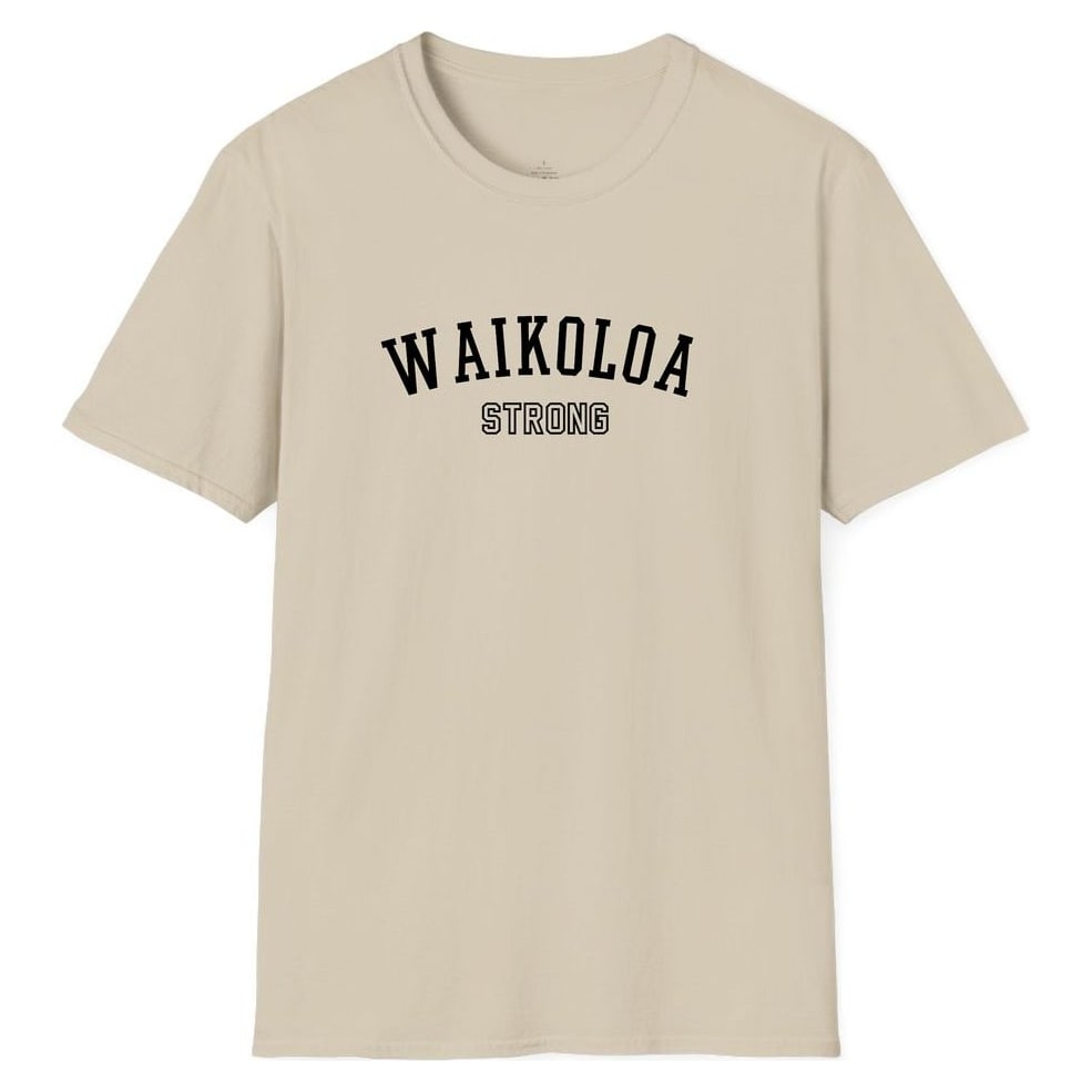 WAIKOLOA STRONG — Sand