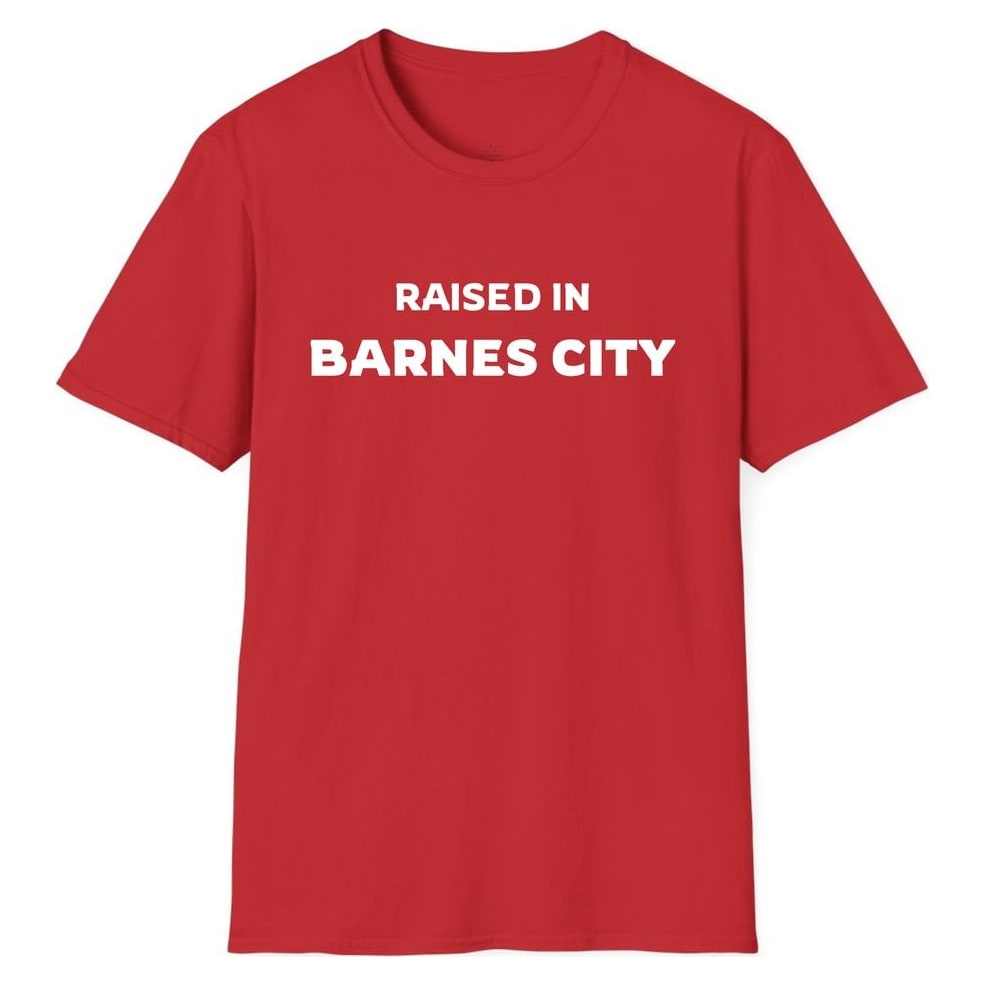 RAISED IN BARNES CITY — Red