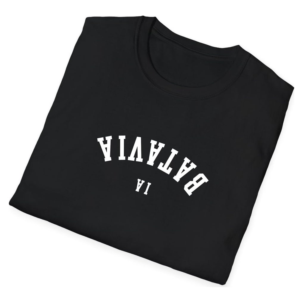 Batavia IOWA ARCHED - UPSIDE DOWN — Black — view 4