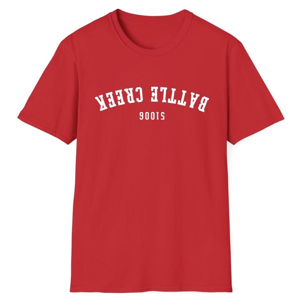 BATTLE CREEK 51006 ARCHED - UPSIDE DOWN — Red