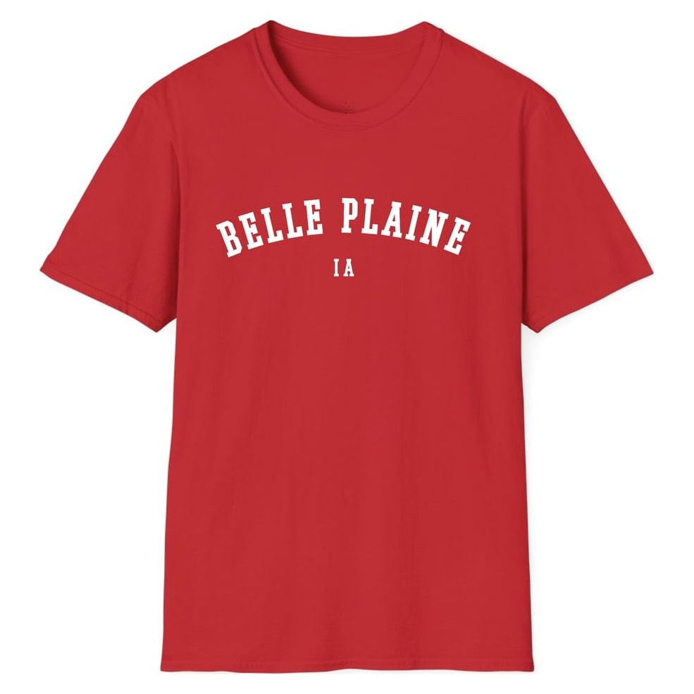 BELLE PLAINE IOWA ARCHED — Red