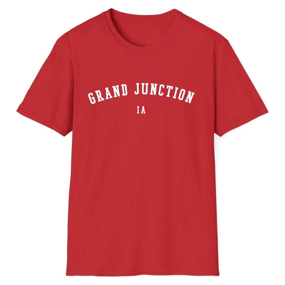GRAND JUNCTION IOWA ARCHED — Red