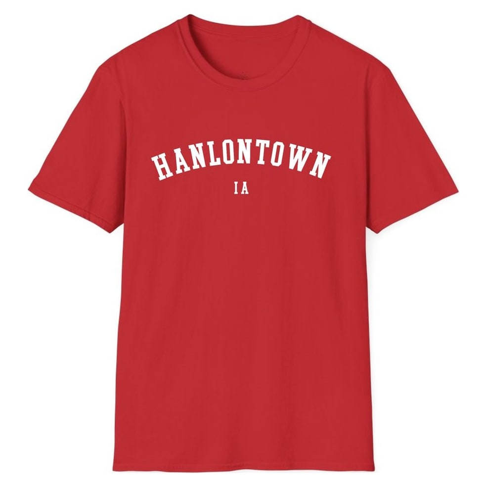 HANLONTOWN IOWA ARCHED — Red