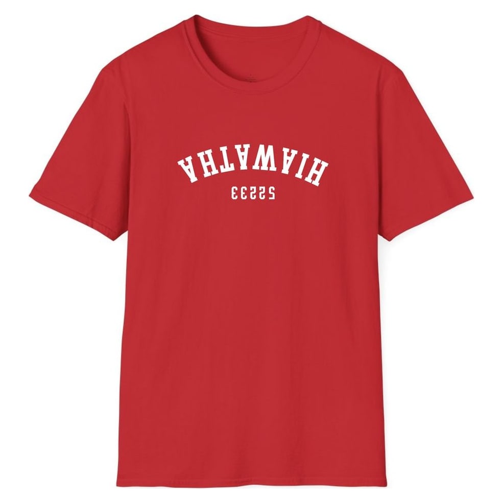 HIAWATHA 52233 ARCHED - UPSIDE DOWN — Red