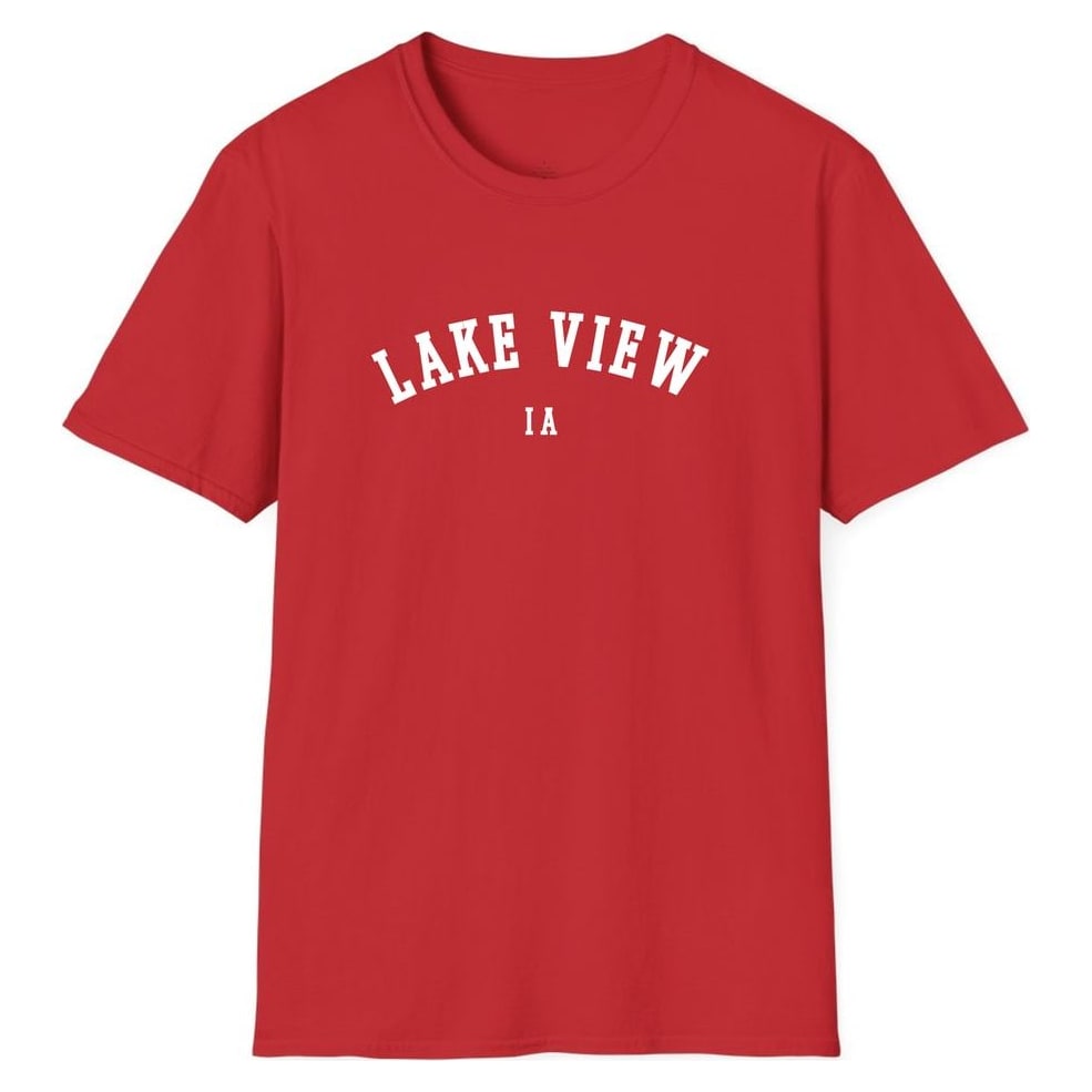 LAKE VIEW IOWA ARCHED — Red