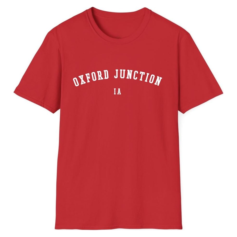 OXFORD JUNCTION IOWA ARCHED — Red