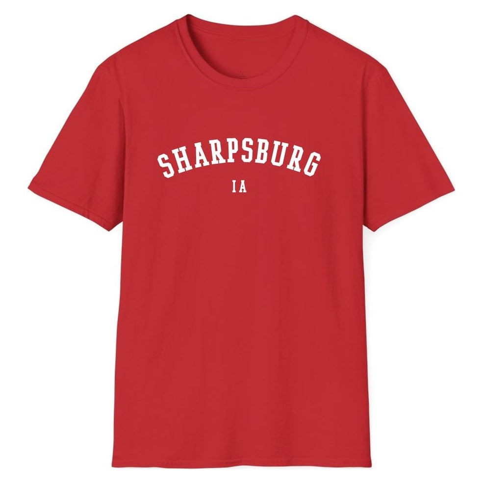 SHARPSBURG IOWA ARCHED — Red