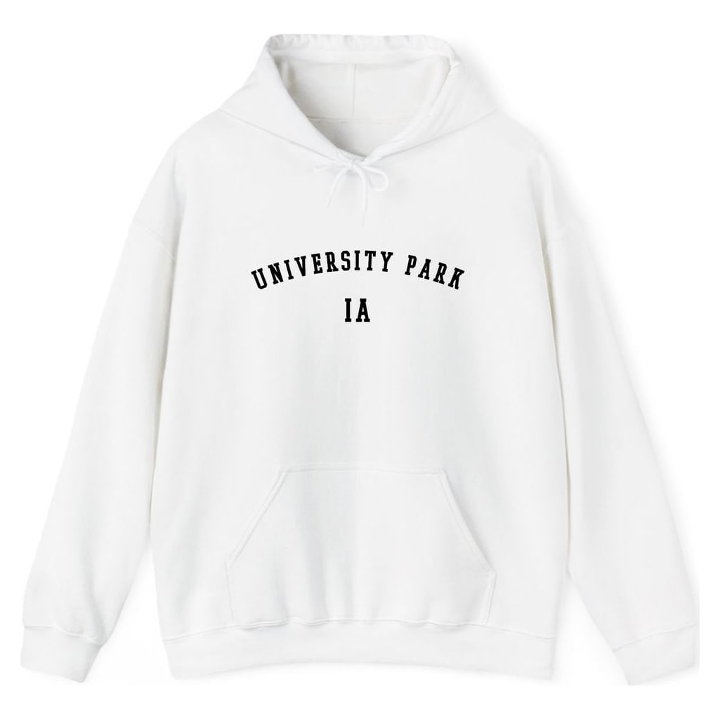 UNIVERSITY PARK IOWA ARCHED — White