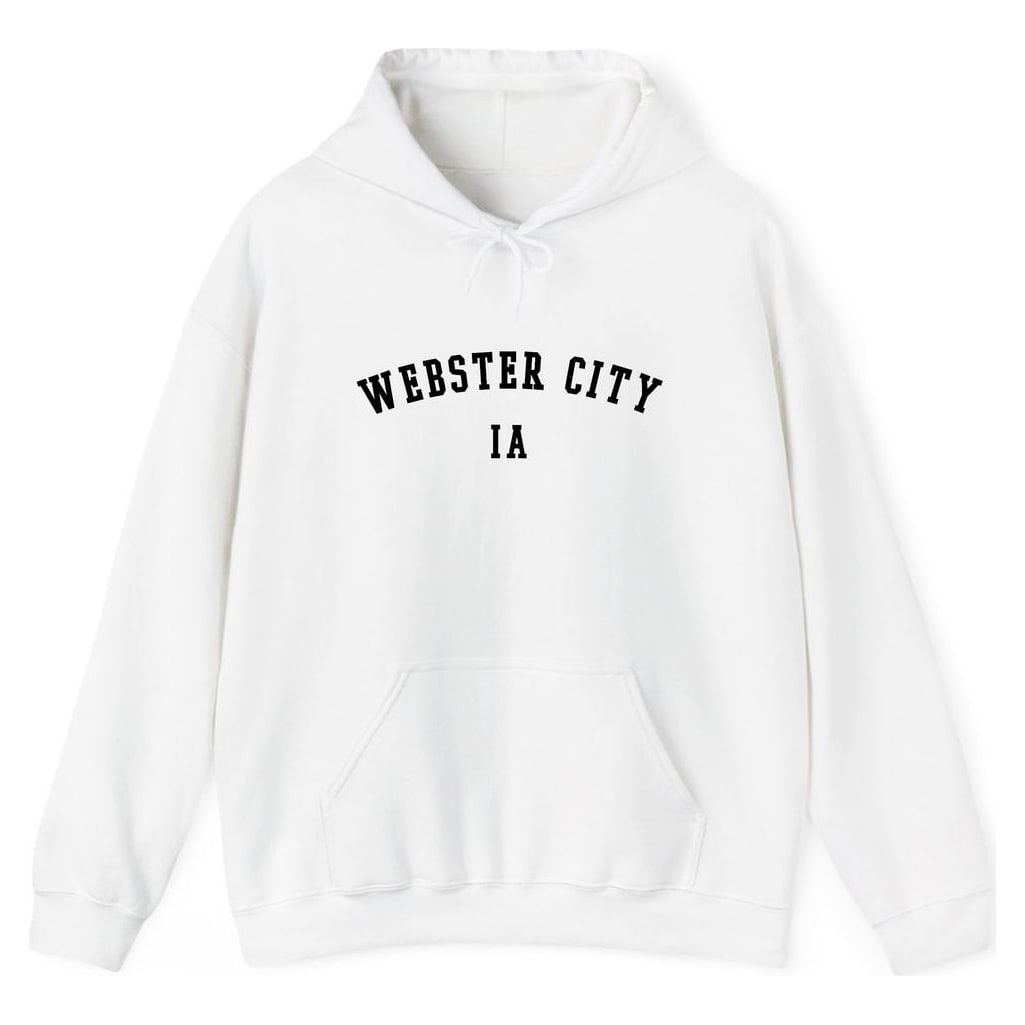 WEBSTER CITY IOWA ARCHED — White