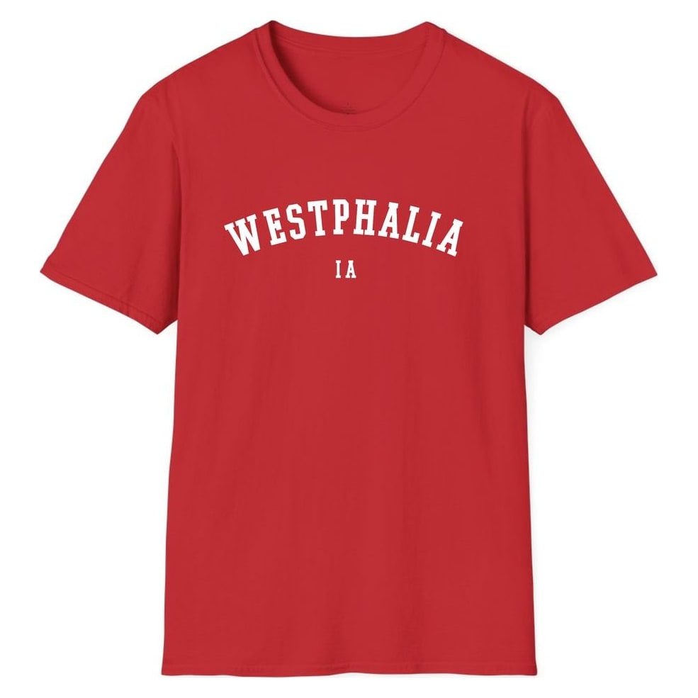 WESTPHALIA IOWA ARCHED — Red