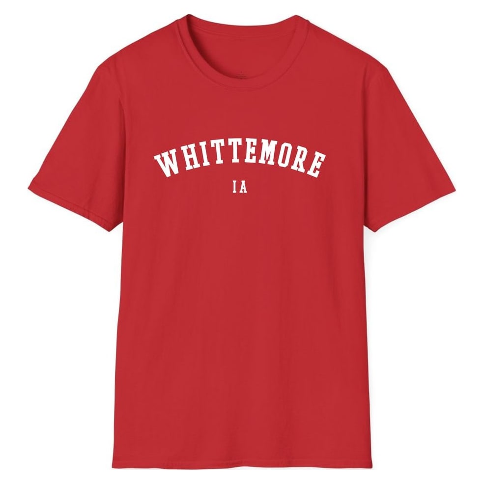 WHITTEMORE IOWA ARCHED — Red