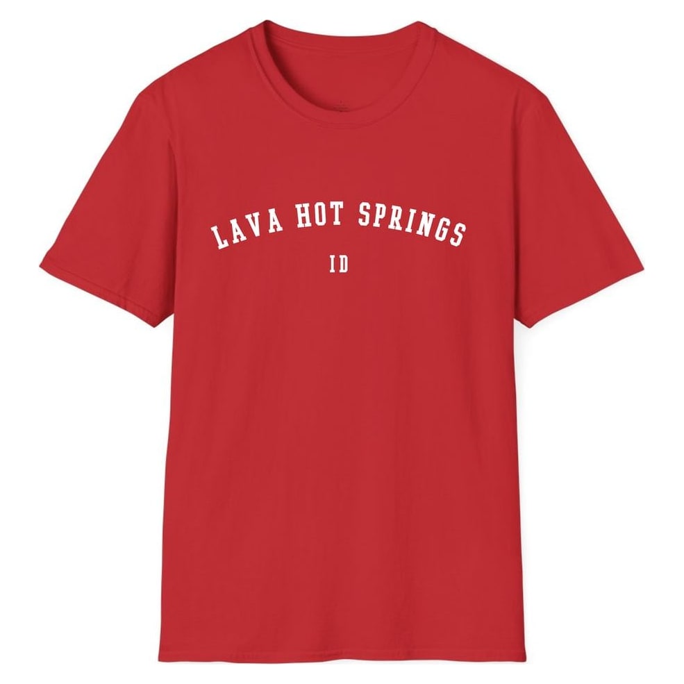 LAVA HOT SPRINGS IDAHO ARCHED — Red
