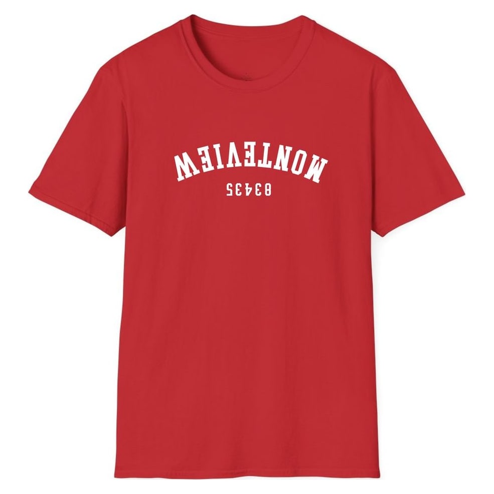 MONTEVIEW 83435 ARCHED - UPSIDE DOWN — Red
