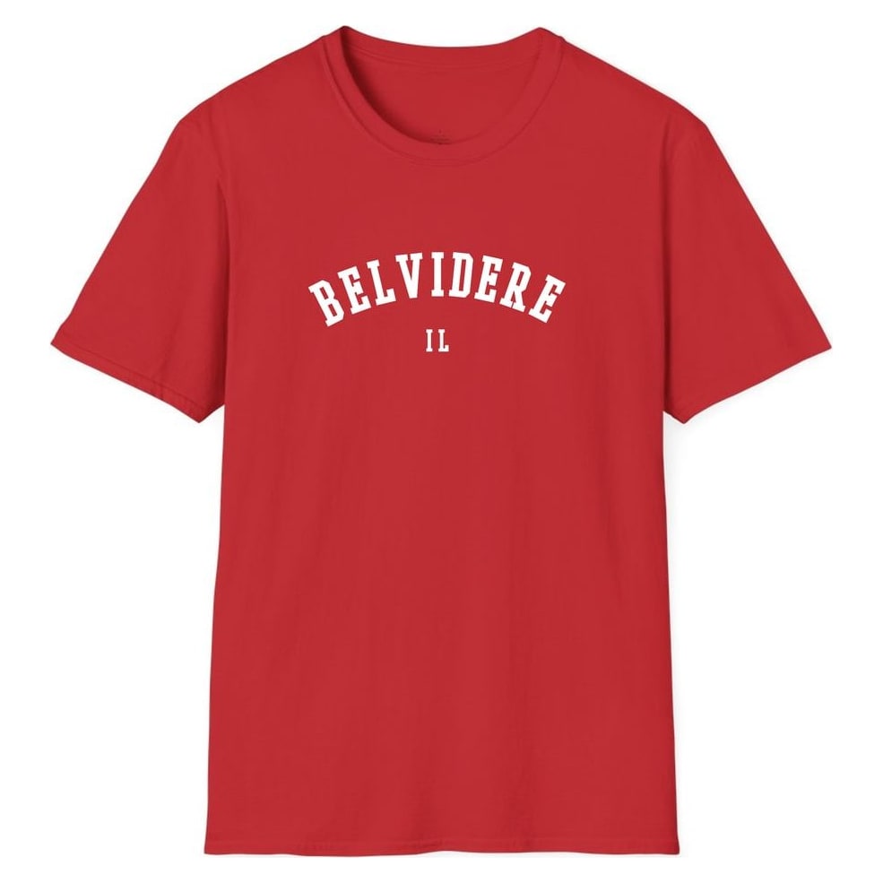 BELVIDERE ILLINOIS ARCHED — Red