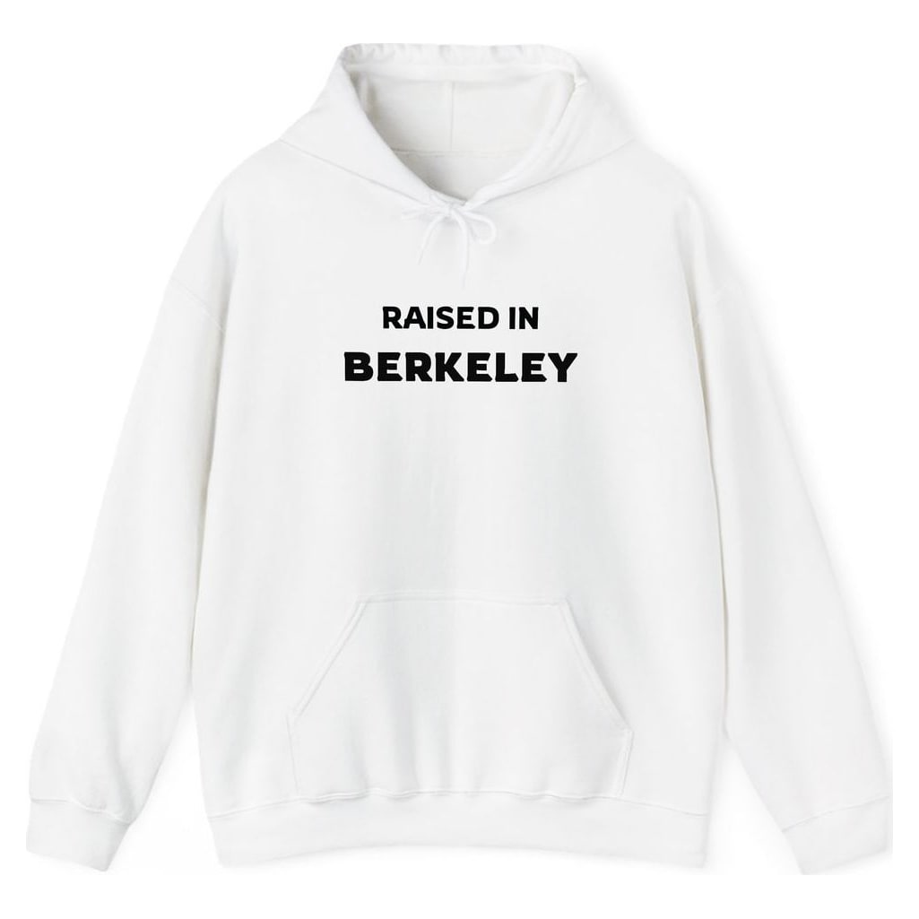 RAISED IN BERKELEY — White