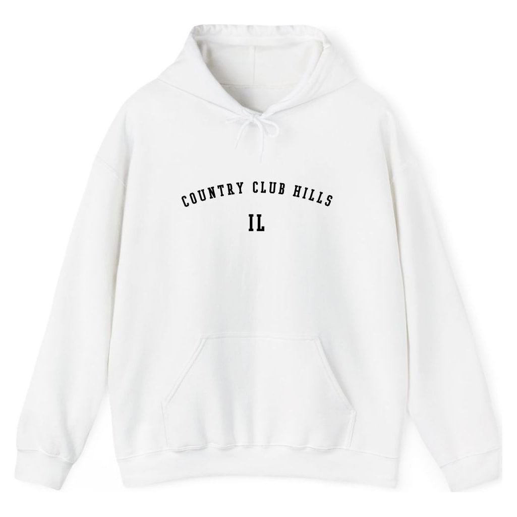 COUNTRY CLUB HILLS ILLINOIS ARCHED — White