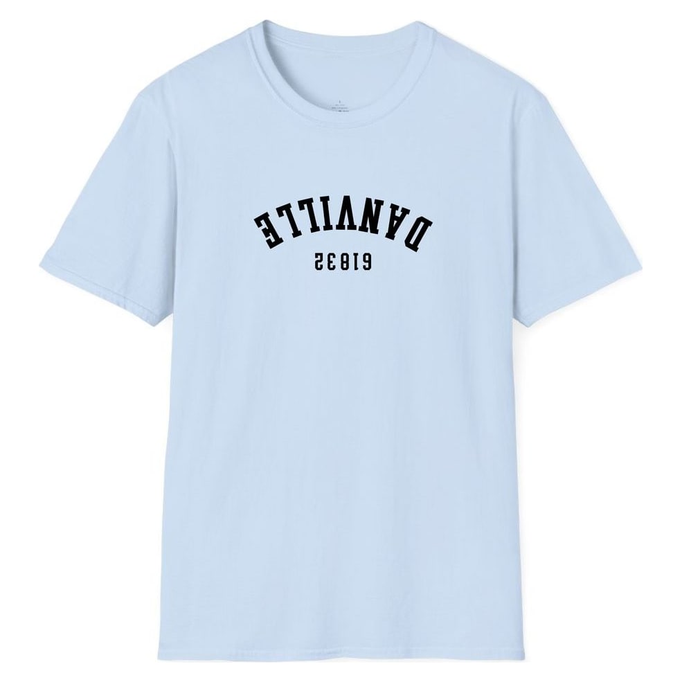 DANVILLE 61832 ARCHED - UPSIDE DOWN — Light Blue