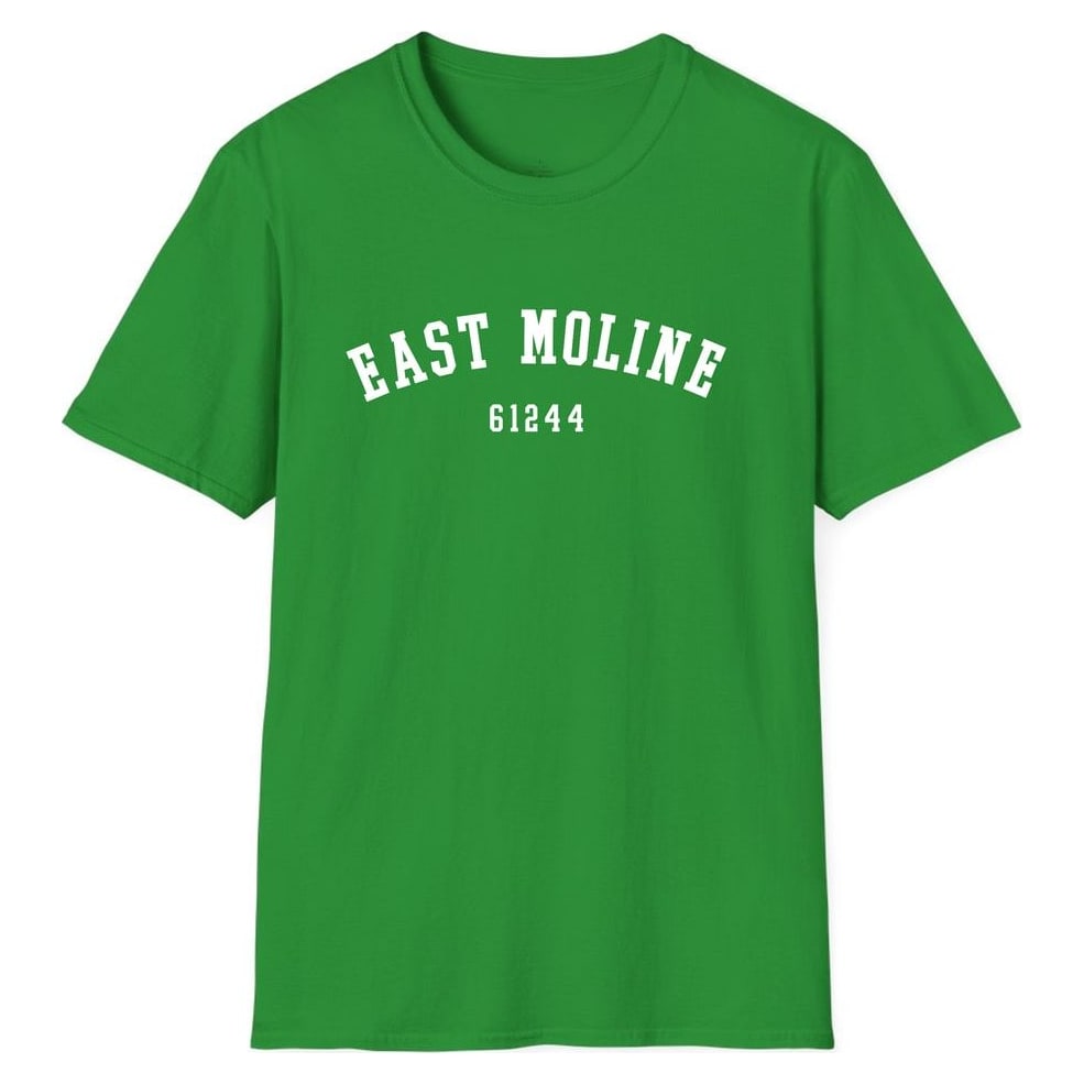 EAST MOLINE 61244 ARCHED — Irish Green