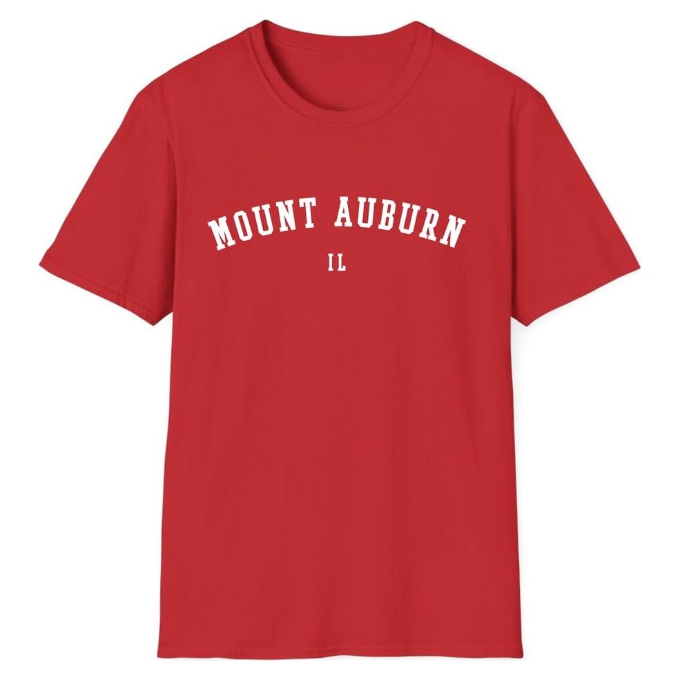 MOUNT AUBURN ILLINOIS ARCHED — Red