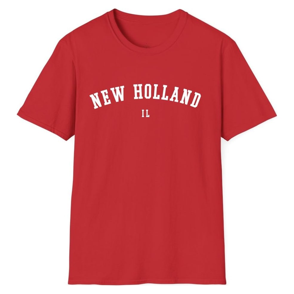 NEW HOLLAND ILLINOIS ARCHED — Red