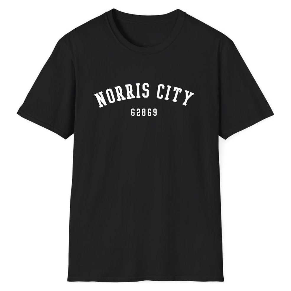 Norris City 62869 ARCHED — Black