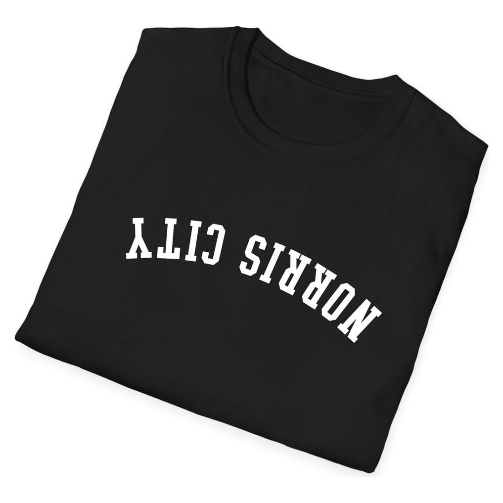 Norris City ARCHED - UPSIDE DOWN — Black — view 4