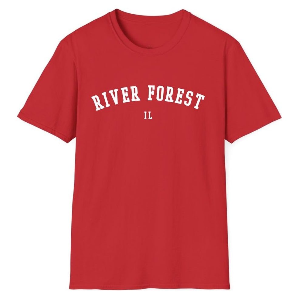 RIVER FOREST ILLINOIS ARCHED — Red