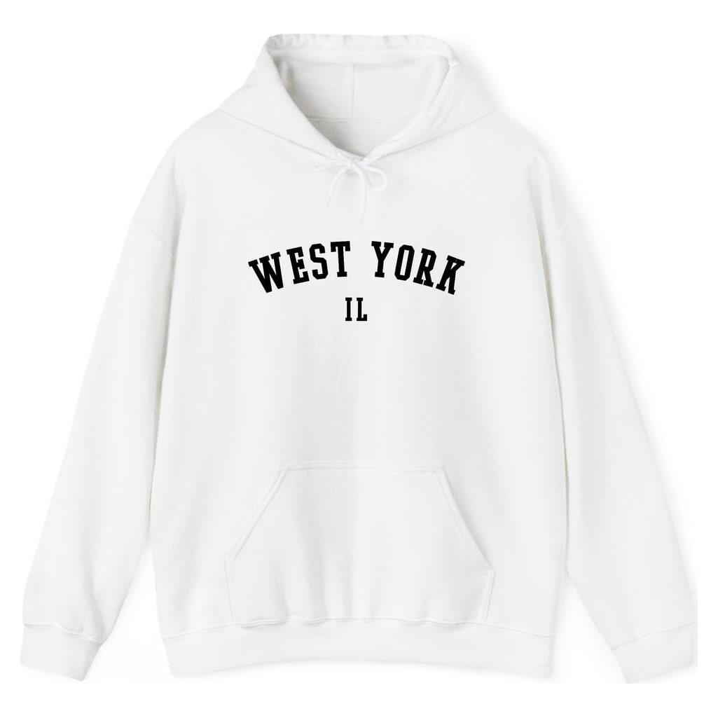 WEST YORK ILLINOIS ARCHED — White