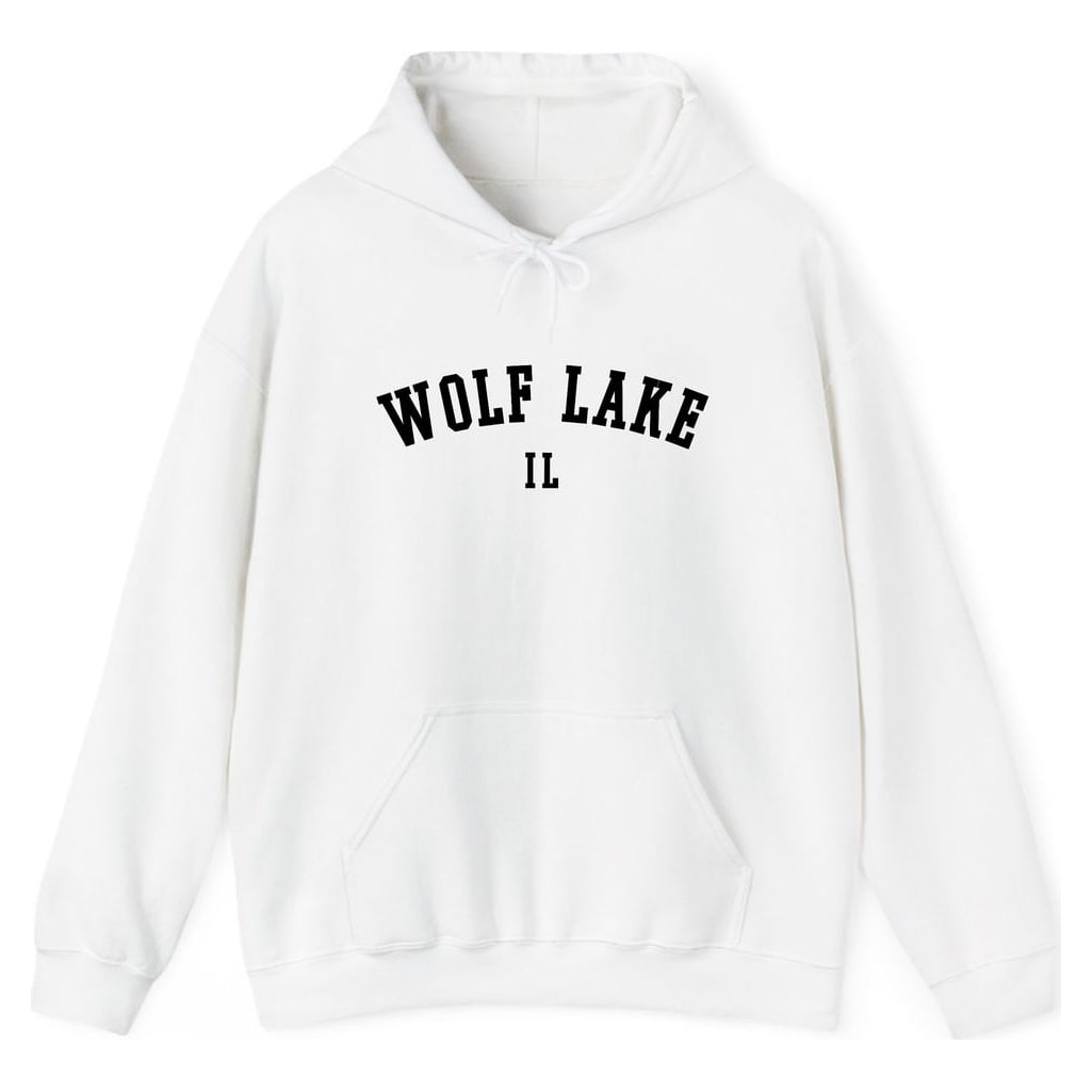 WOLF LAKE ILLINOIS ARCHED — White