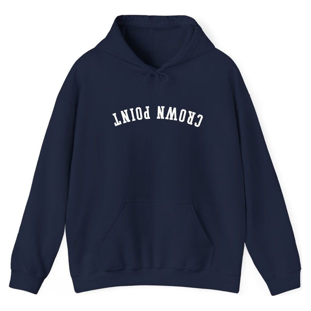 CROWN POINT ARCHED - UPSIDE DOWN — Navy