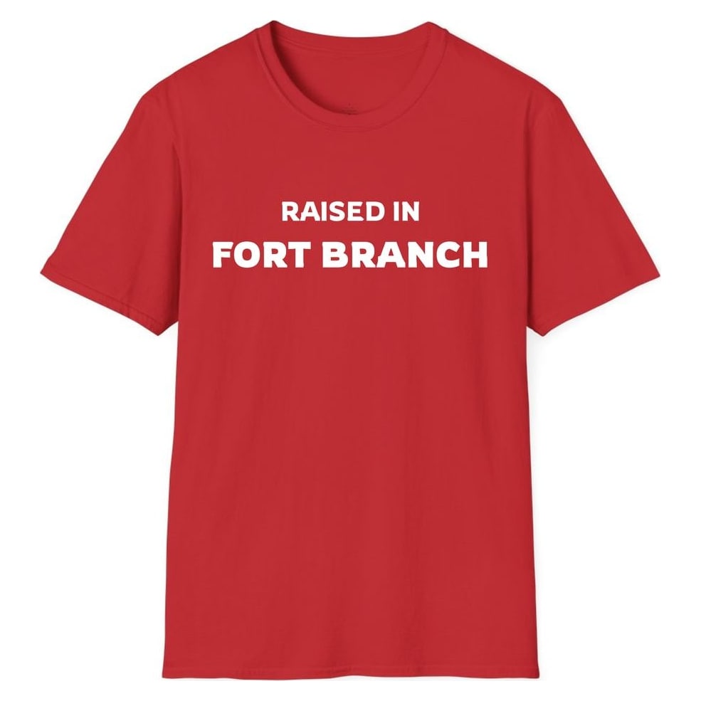 RAISED IN FORT BRANCH — Red