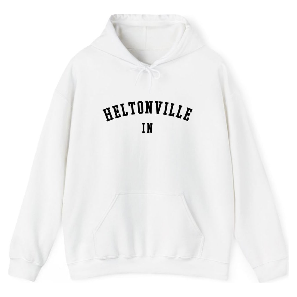 HELTONVILLE INDIANA ARCHED — White