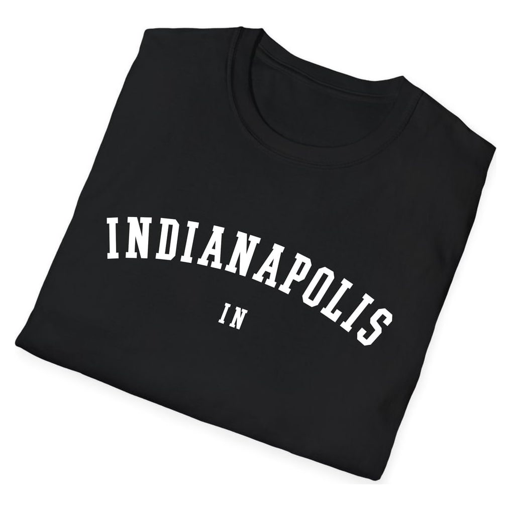Indianapolis INDIANA ARCHED — Black — view 4