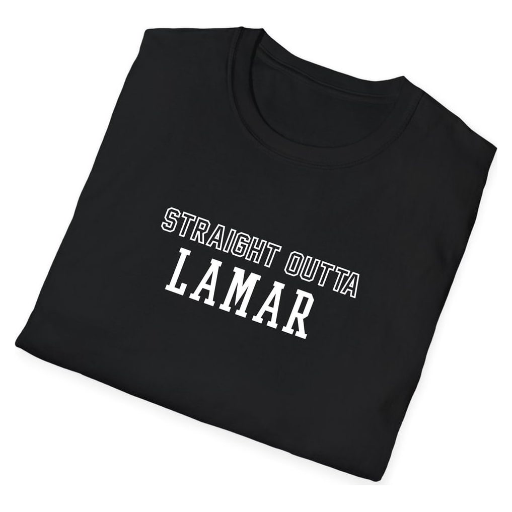 STRAIGHT OUTTA Lamar — Black — view 4