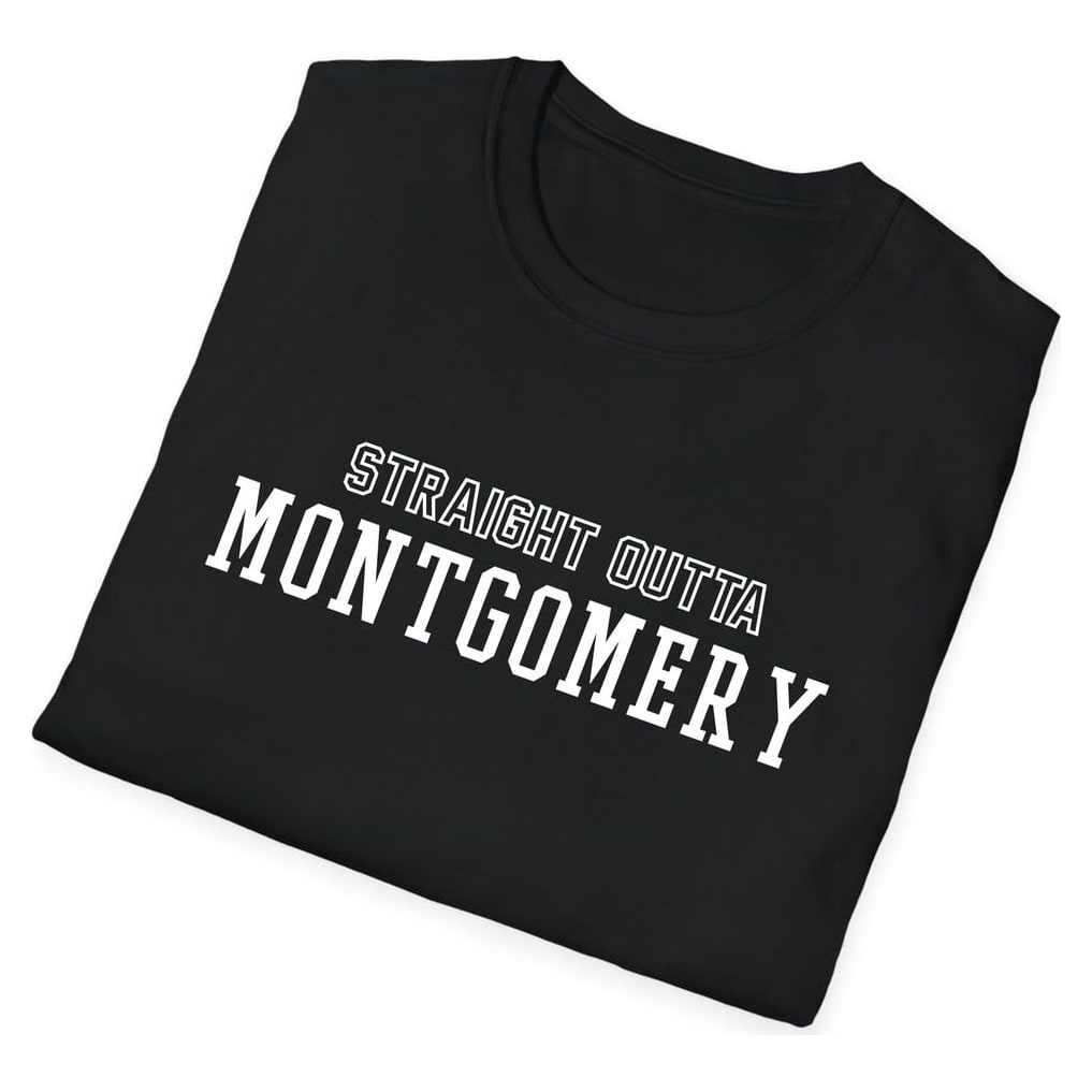 STRAIGHT OUTTA Montgomery — Black — view 4