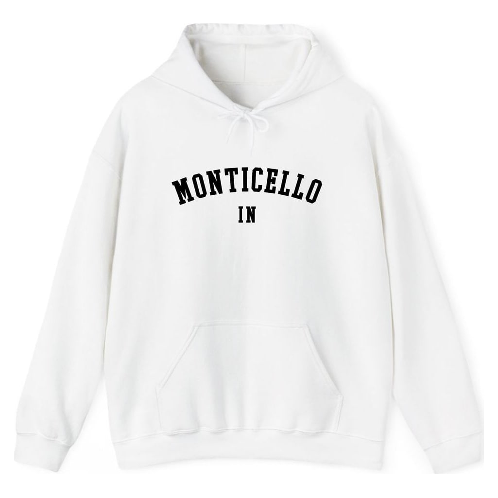 MONTICELLO INDIANA ARCHED — White