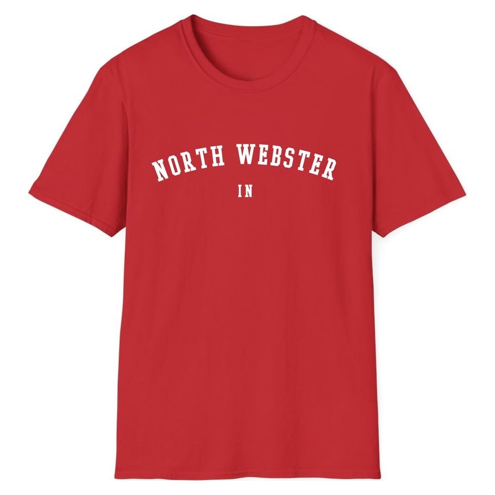NORTH WEBSTER INDIANA ARCHED — Red