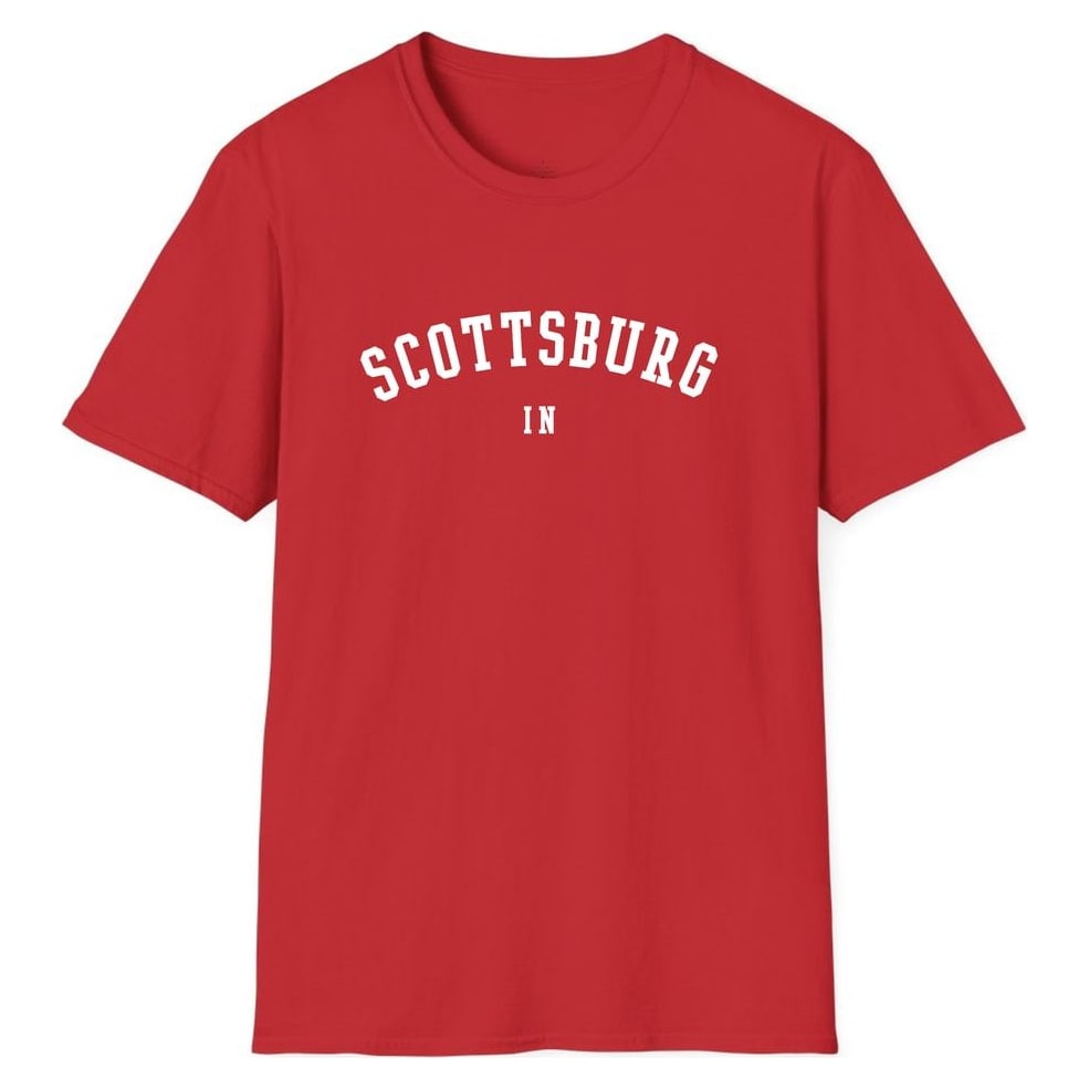 SCOTTSBURG INDIANA ARCHED — Red