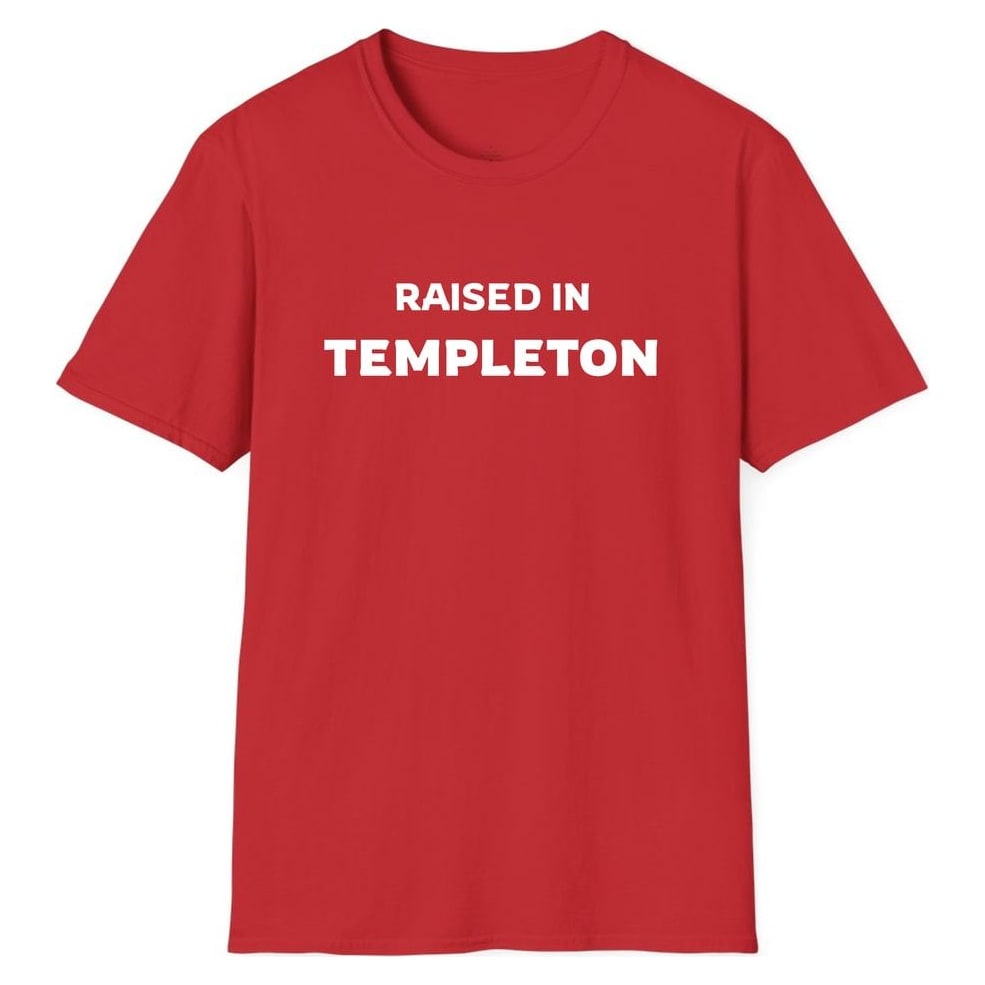 RAISED IN TEMPLETON — Red