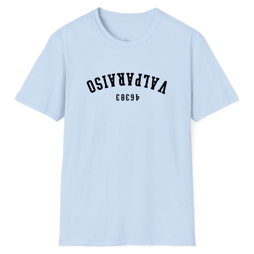 VALPARAISO 46383 ARCHED - UPSIDE DOWN — Light Blue